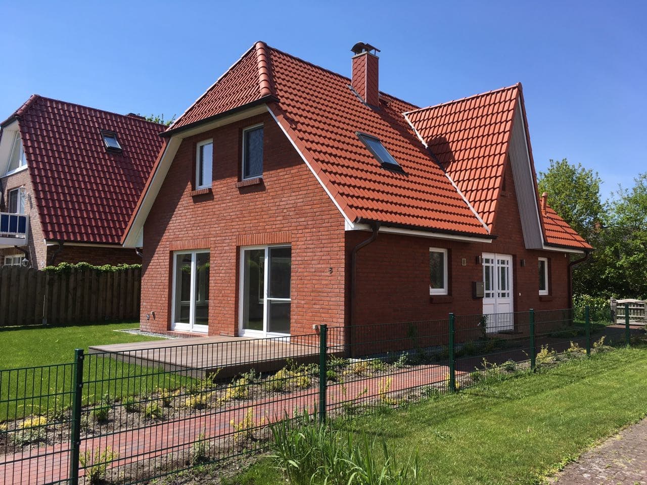 Rotes Klinker-Einfamilienhaus in St. Peter-Ording